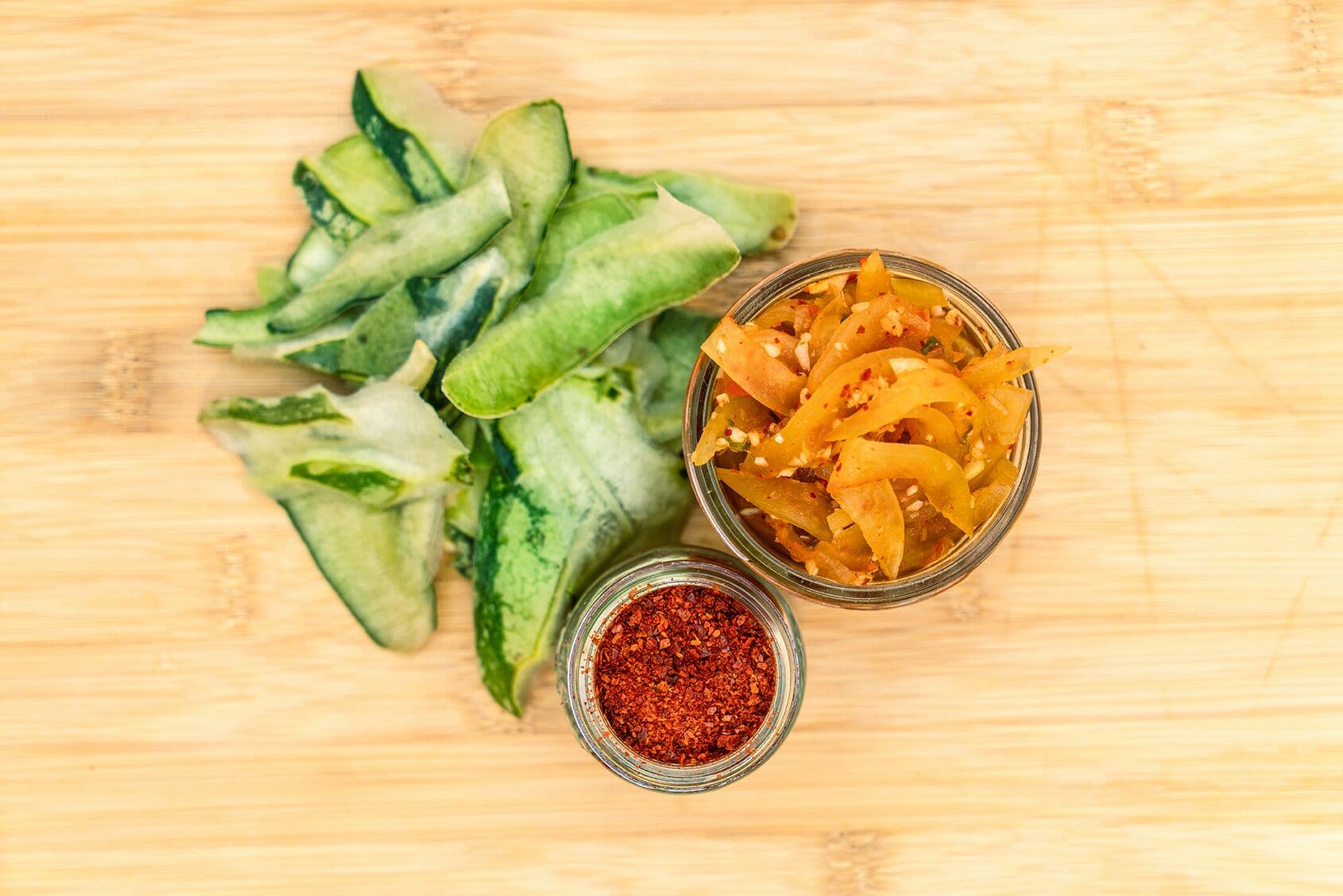 Watermelon Kimchi detail